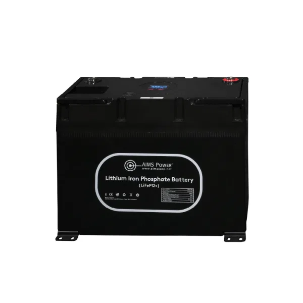 LFP12V135A – AIMS POWER Battery, Group 31 12.8 Volt 135 Ampere Hour Capacity M8 Threaded Stud Top Terminals Lithium I...